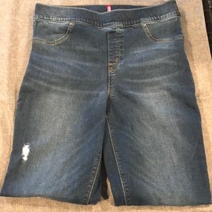 Spanx distresses skinny Jeans XL 14-16 like NEW